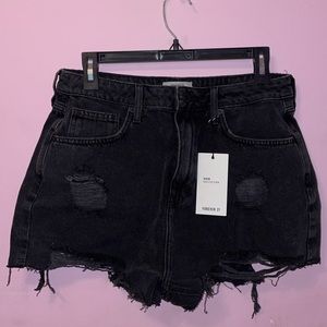 Forever 21 Ripped Jean Shorts